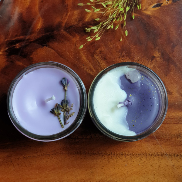 Thành quả nến thơm hương lavender cho ngày xuân ngọt ngào