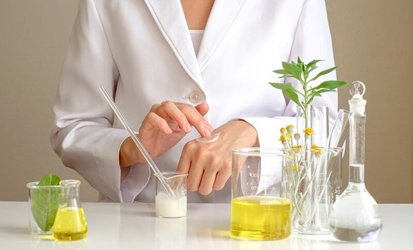Nguyên liệu mỹ phẩm hóa học gồm các chất hóa học hoặc được tổng hợp từ chất hóa học